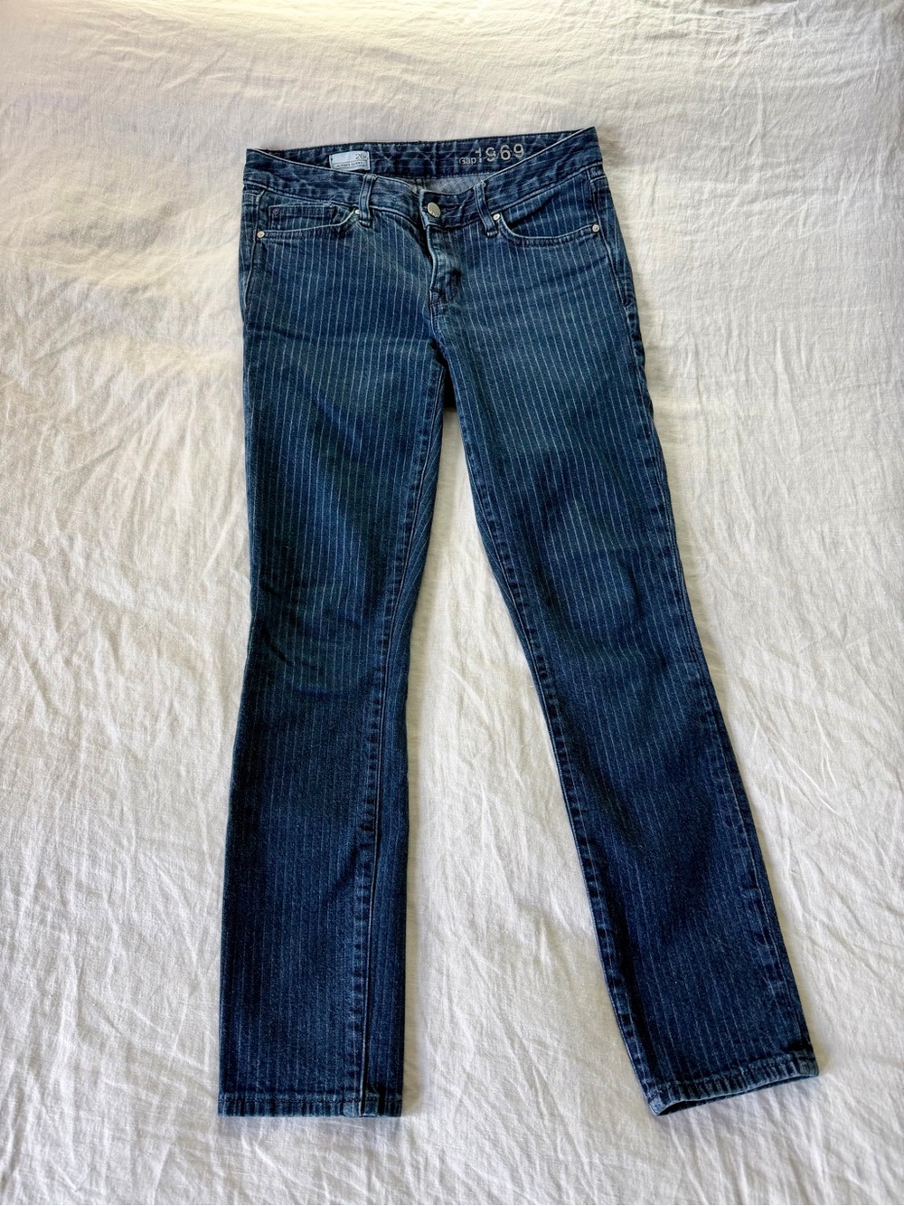 Gap Dark Blue Pinstripe Women's Jeans